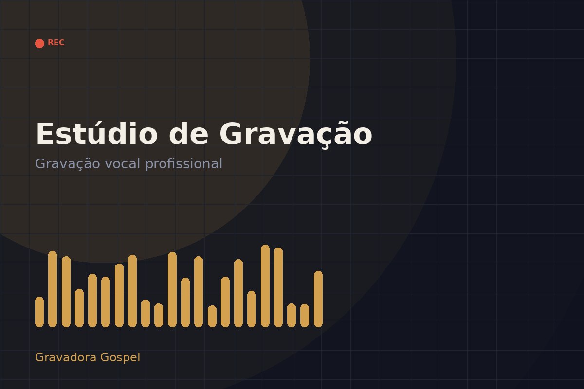 Estúdio de gravação gospel